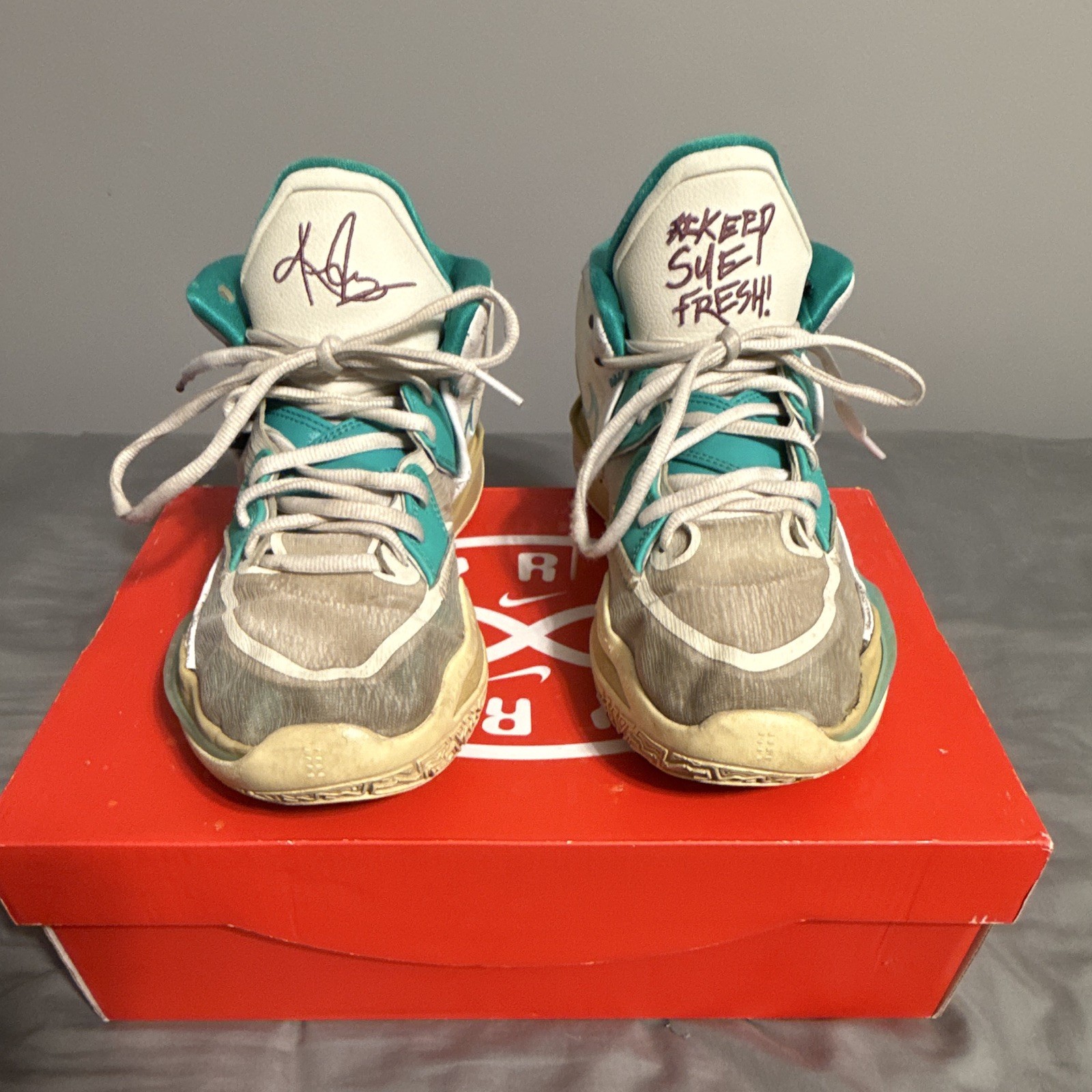 Nike Kyrie Infinity Sue Bird Golden Tribute Sea Glass/Dynamic Turq CZ0204-002