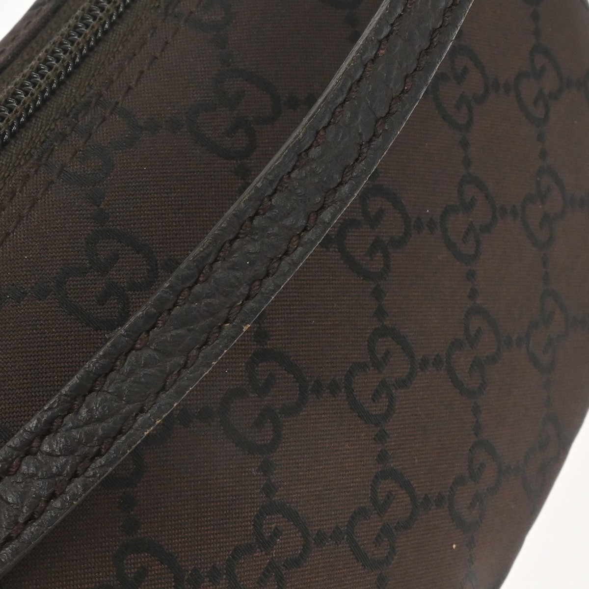 Best06 Gucci Brown Canvas GG Tote Handbag 257300 204046 BQ01177