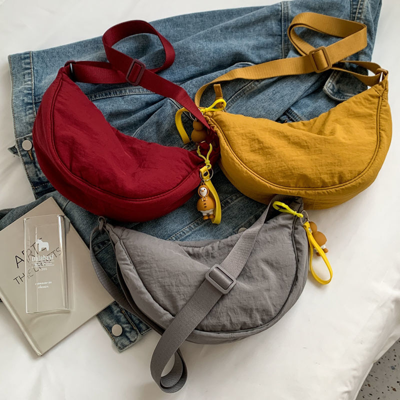 Womens Crescent Crossbody Bag Sling Shoulder Bag Purse Casual Dumpling Bag Gift