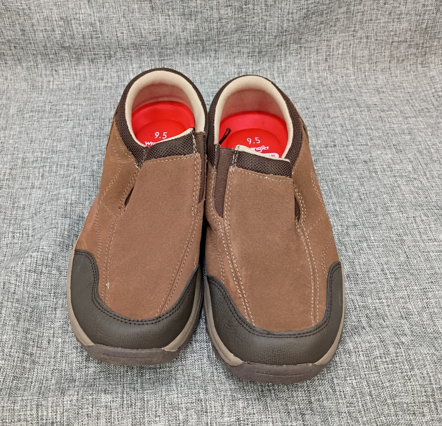 Wrangler Genuine Leather Slip On Memory Foam Shoes Men’s Size 9.5 Shoes