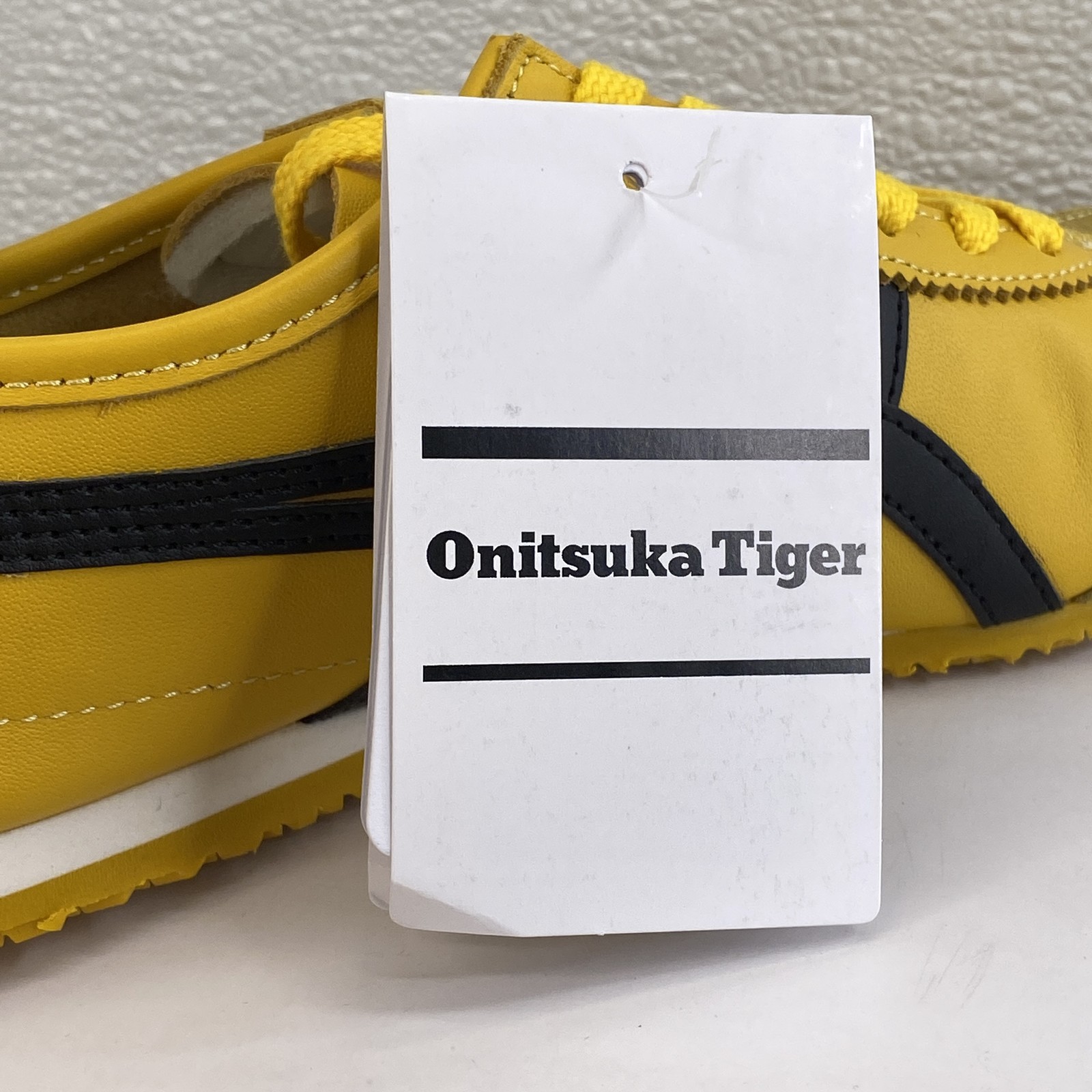 Onitsuka Tiger Mexico 66 Unisex M6 W7 Kill Bill Yellow/Black Leather Sneakers
