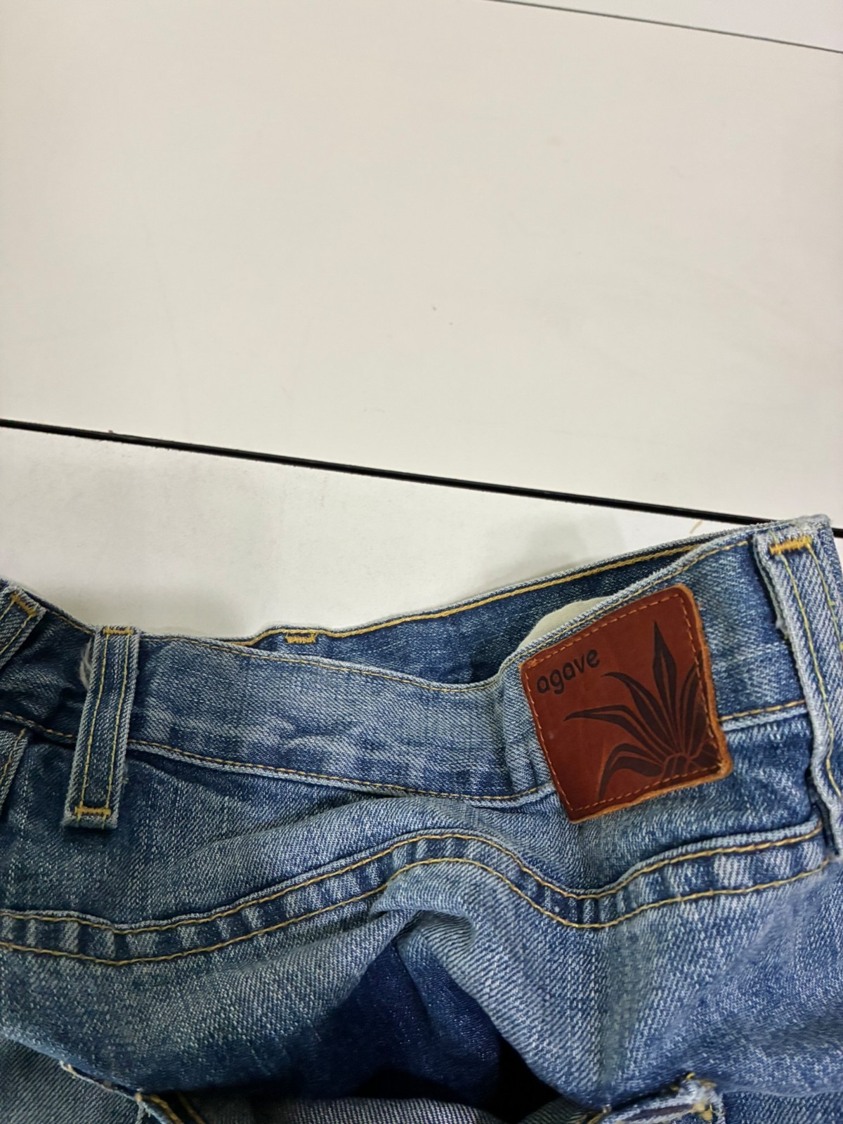 Agave Copper Jeans 40×36 Zuma Vintaged Gringo Whiskered Denim USA Premium 12-188
