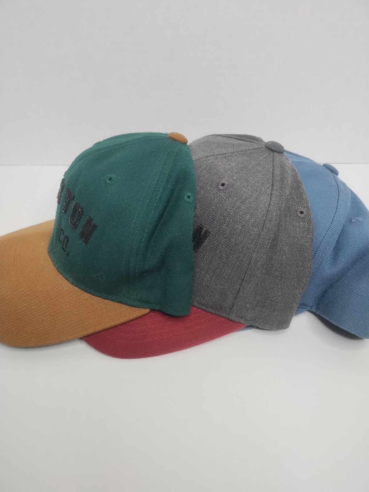 Brixton Manufacturering Hat Cap Adjustable SnapBack Flat Brim Lot 3