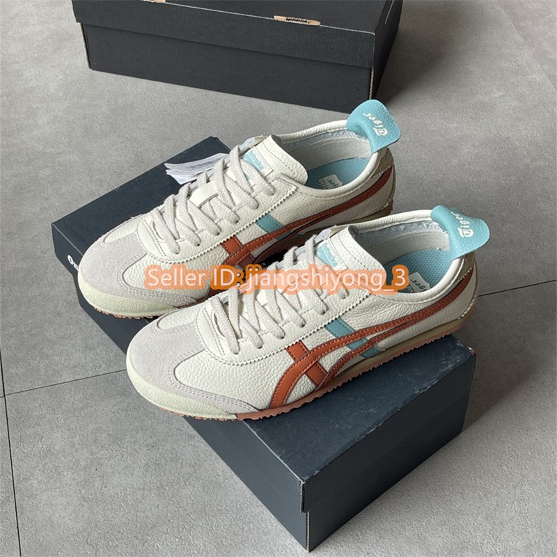 2026 Onitsuka Tiger MEXICO 66 1183A201-116 White Blue Orange