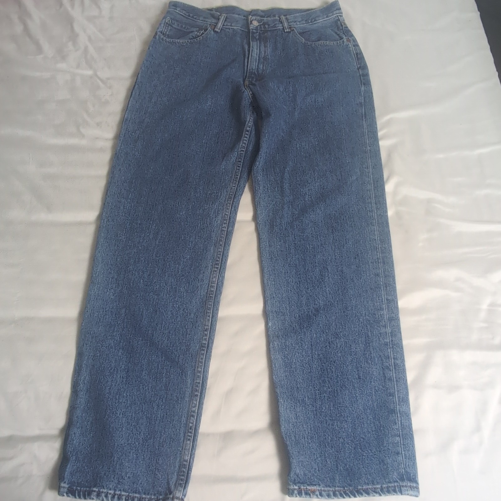 Levi’s 550 Relaxed Fit Jeans Mens 35×34 Blue Medium Wash Denim Red Tab