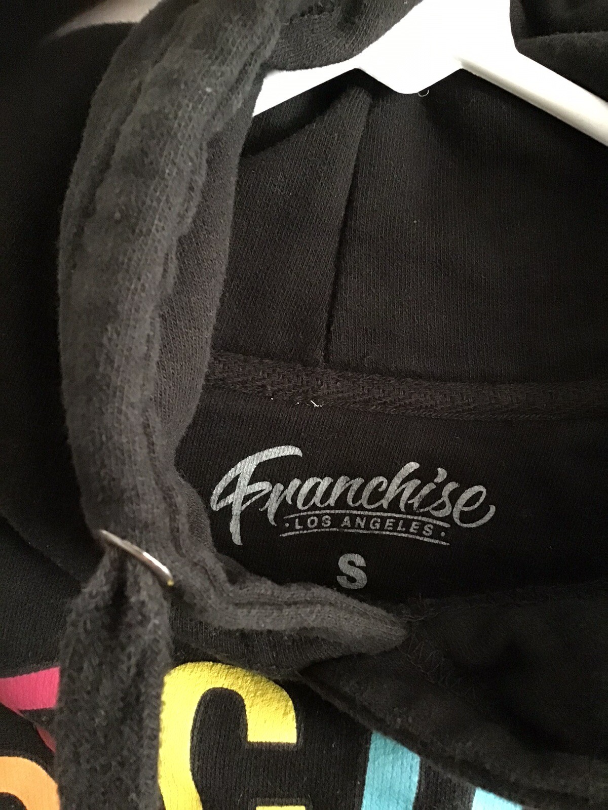 FRCHS Franchise Los Angeles Hoodie Sweatshirt Secure The Bag Pullover Mens Small
