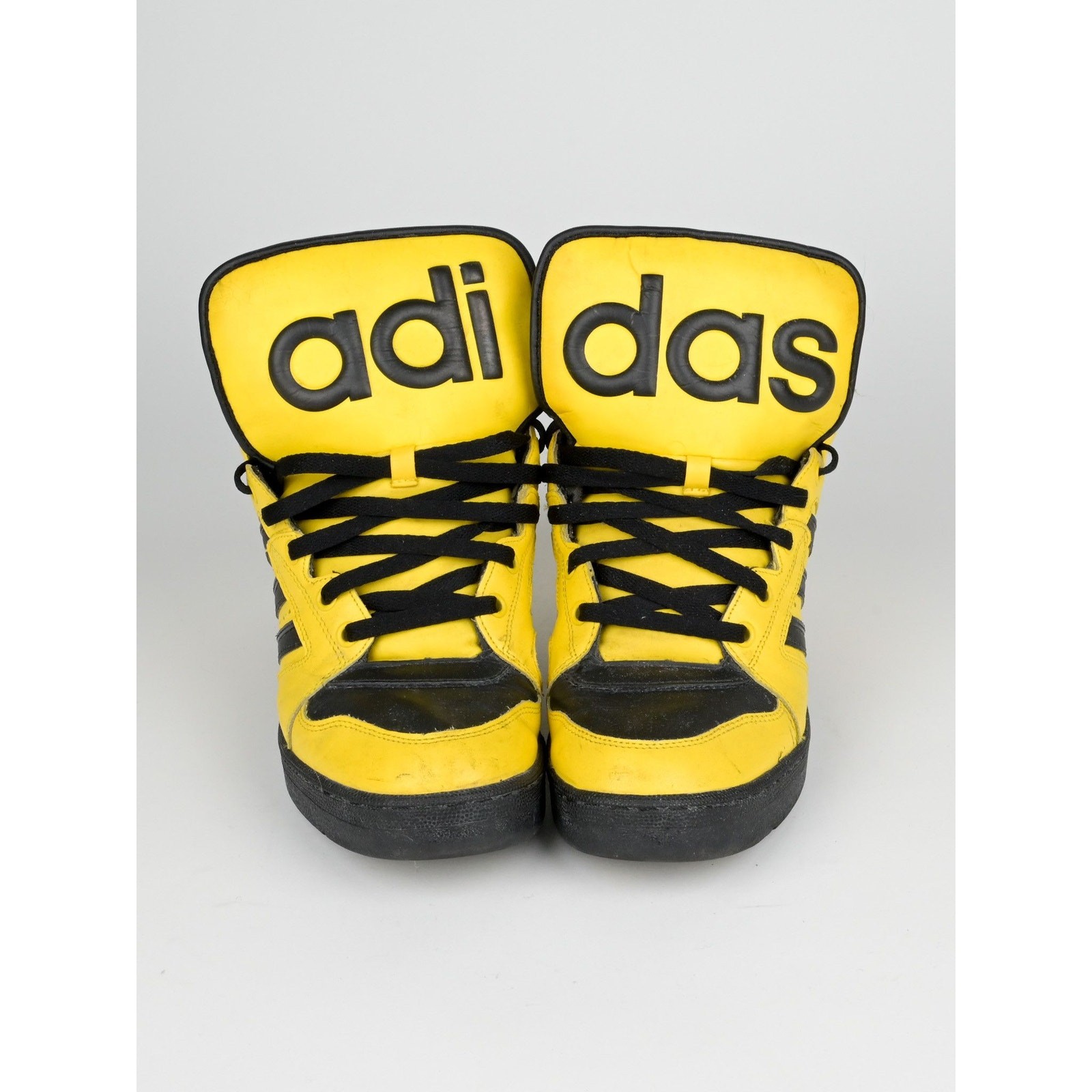 Adidas x Jeremy Scott S/S 2012 Instinct Hi (Black/Yellow) – Size 10