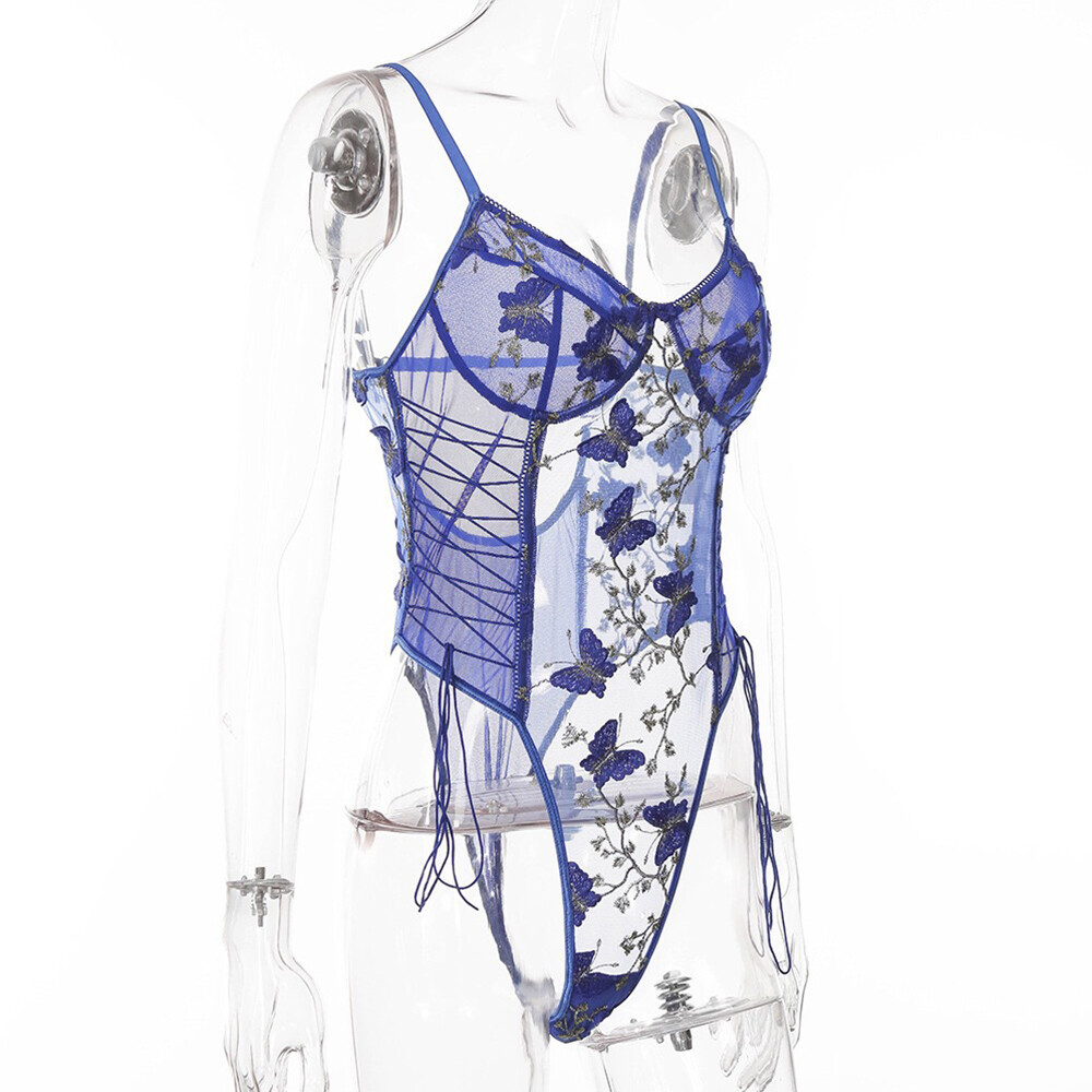 Women’s Sexy-Lingerie Babydoll Sleepwear Underwear Lace Dress G-string Nightwear