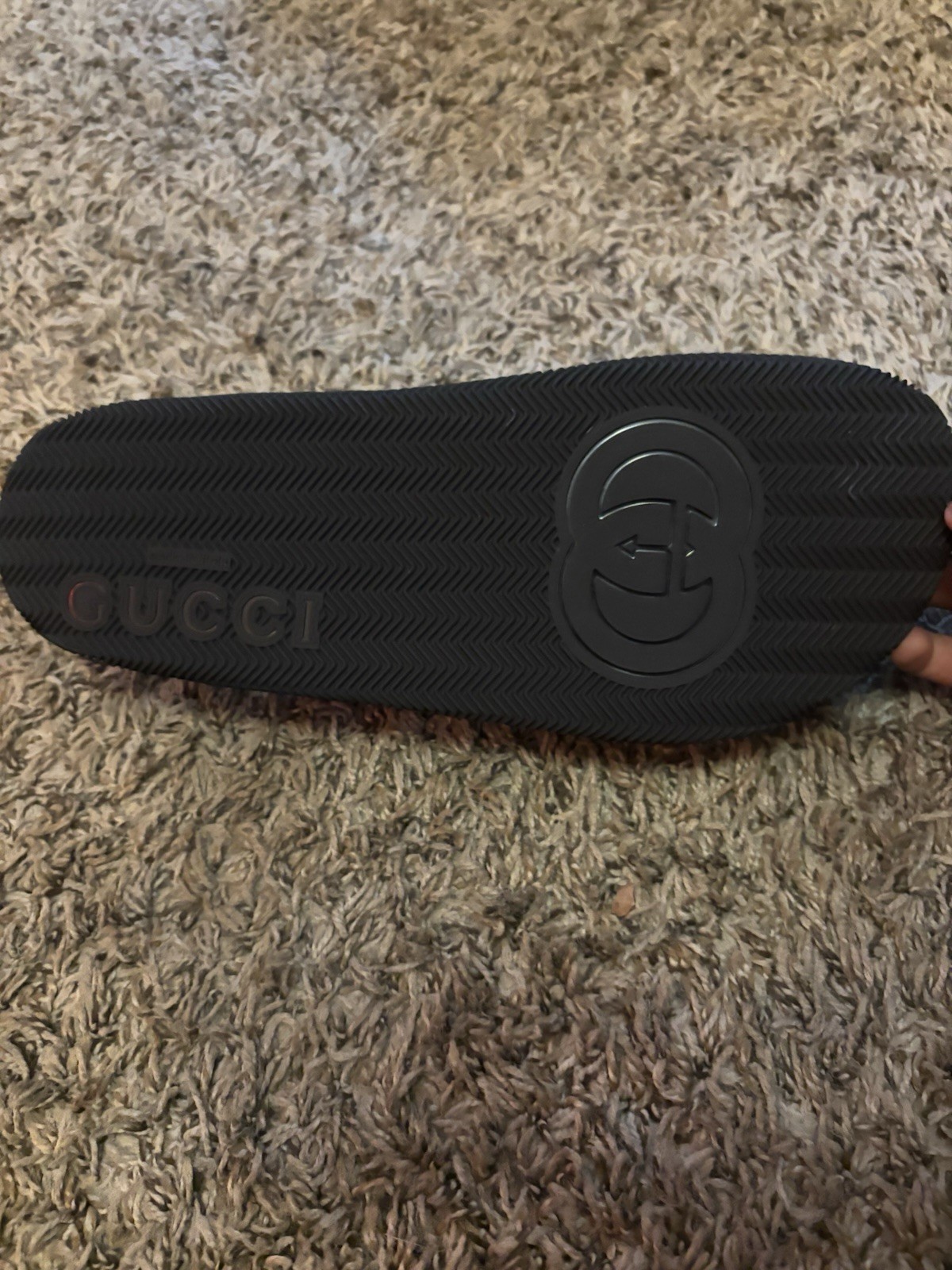 Brand new gucci web slides size 9 i ship same day or next day