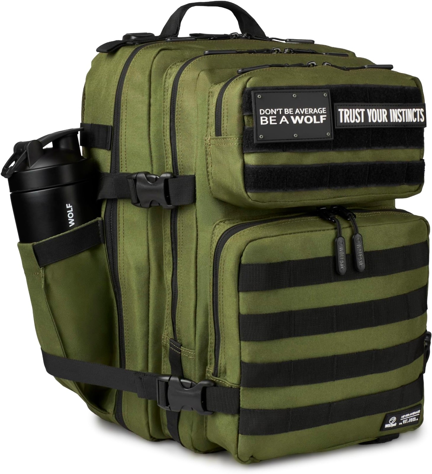 WOLFpak 35L Athletic Gym Backpack – Durable 1000D Waterproof Oxford Material …