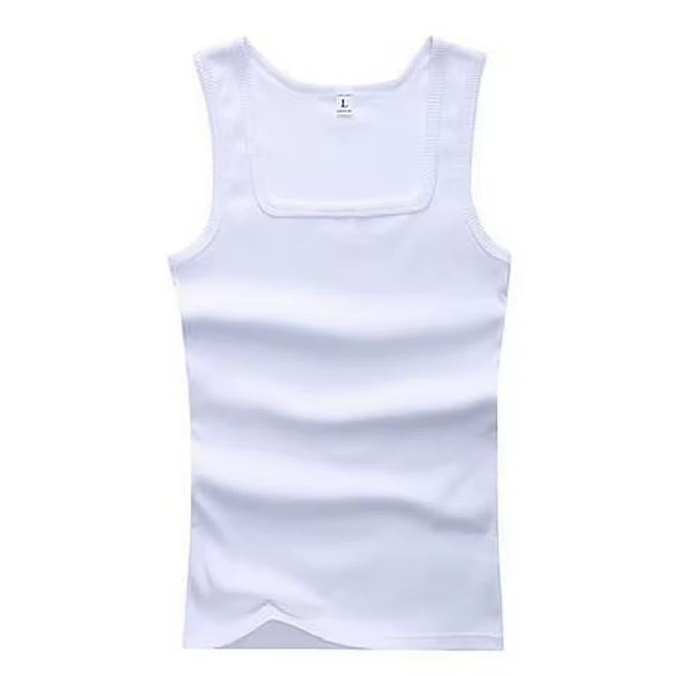 Men’s Tank Top A-Shirt Wife Beater Undershirts Size S-4XL