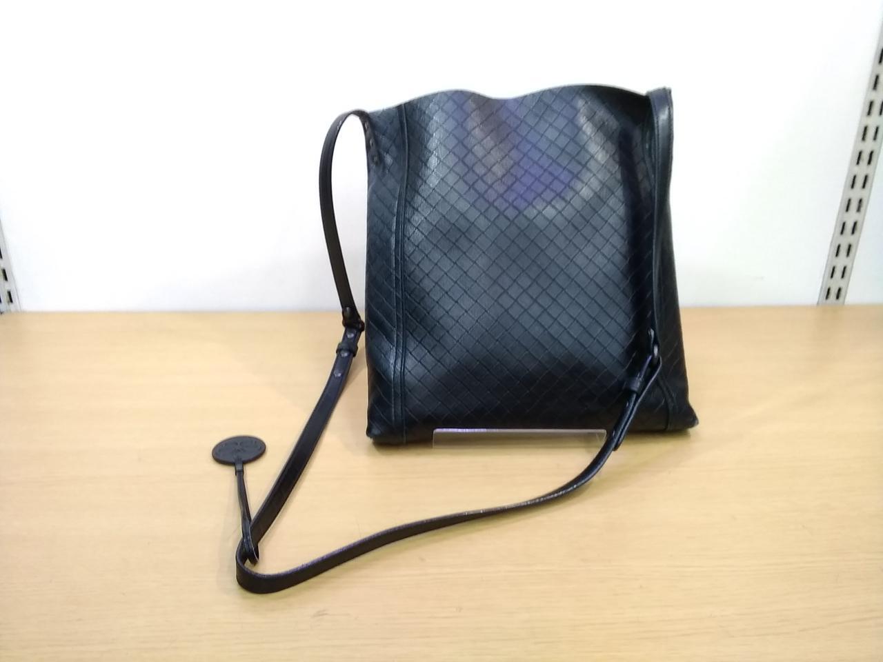 BOTTEGA VENETA Shoulder Bag Black 10.6 inch