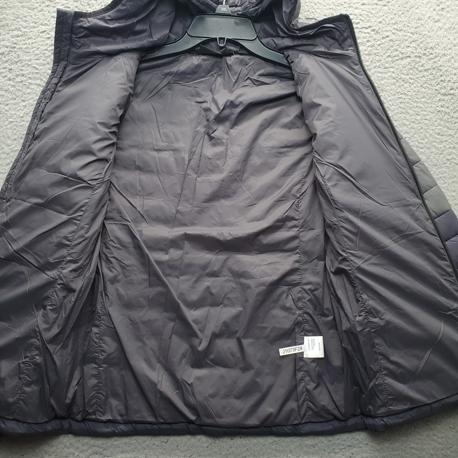 Mountain Horse Puffer Jacket Women Small Multi Quilted Hooded Long Sleeve Zip-Up