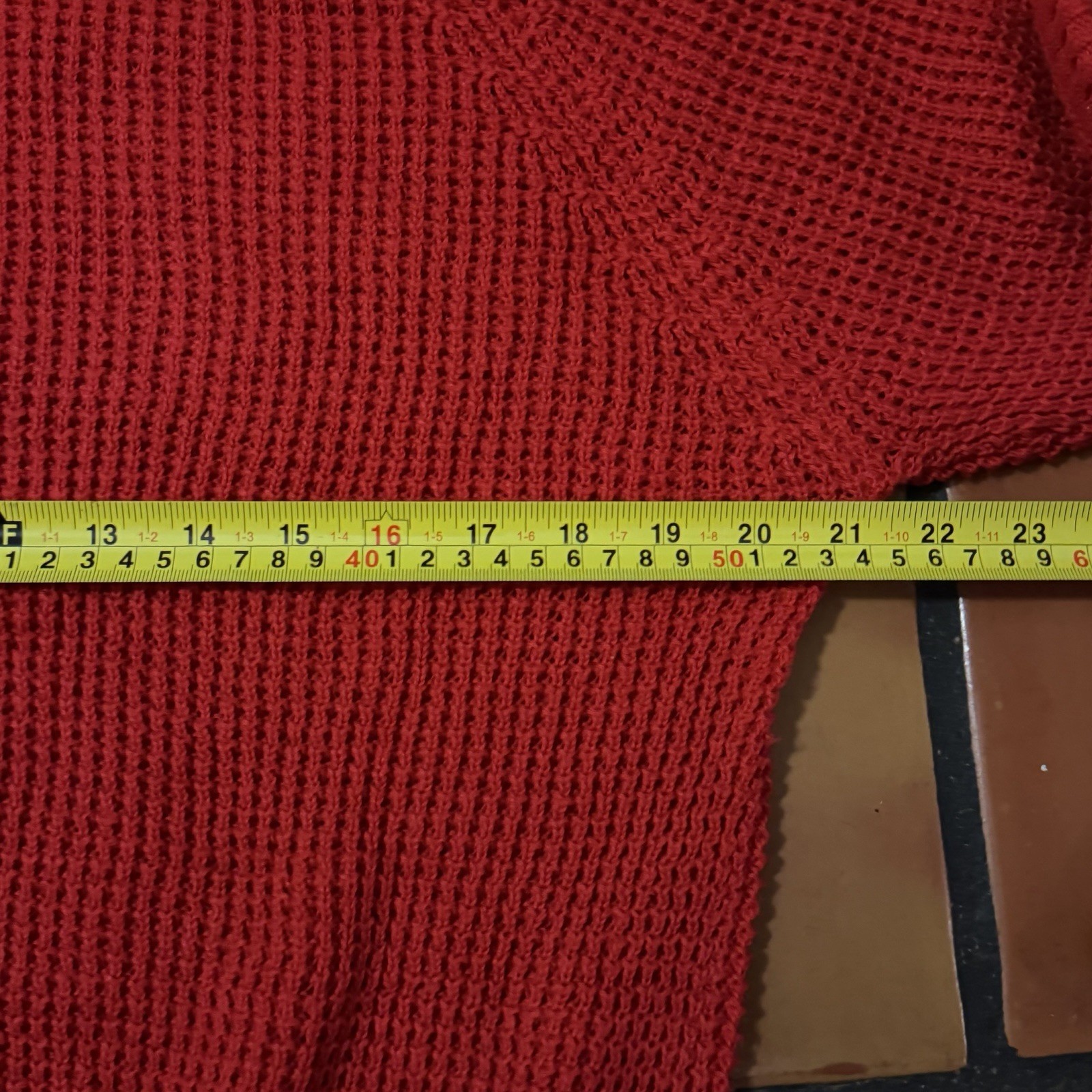 Vintage Gap Sweater 90s Mens Medium Red Sweatshirt