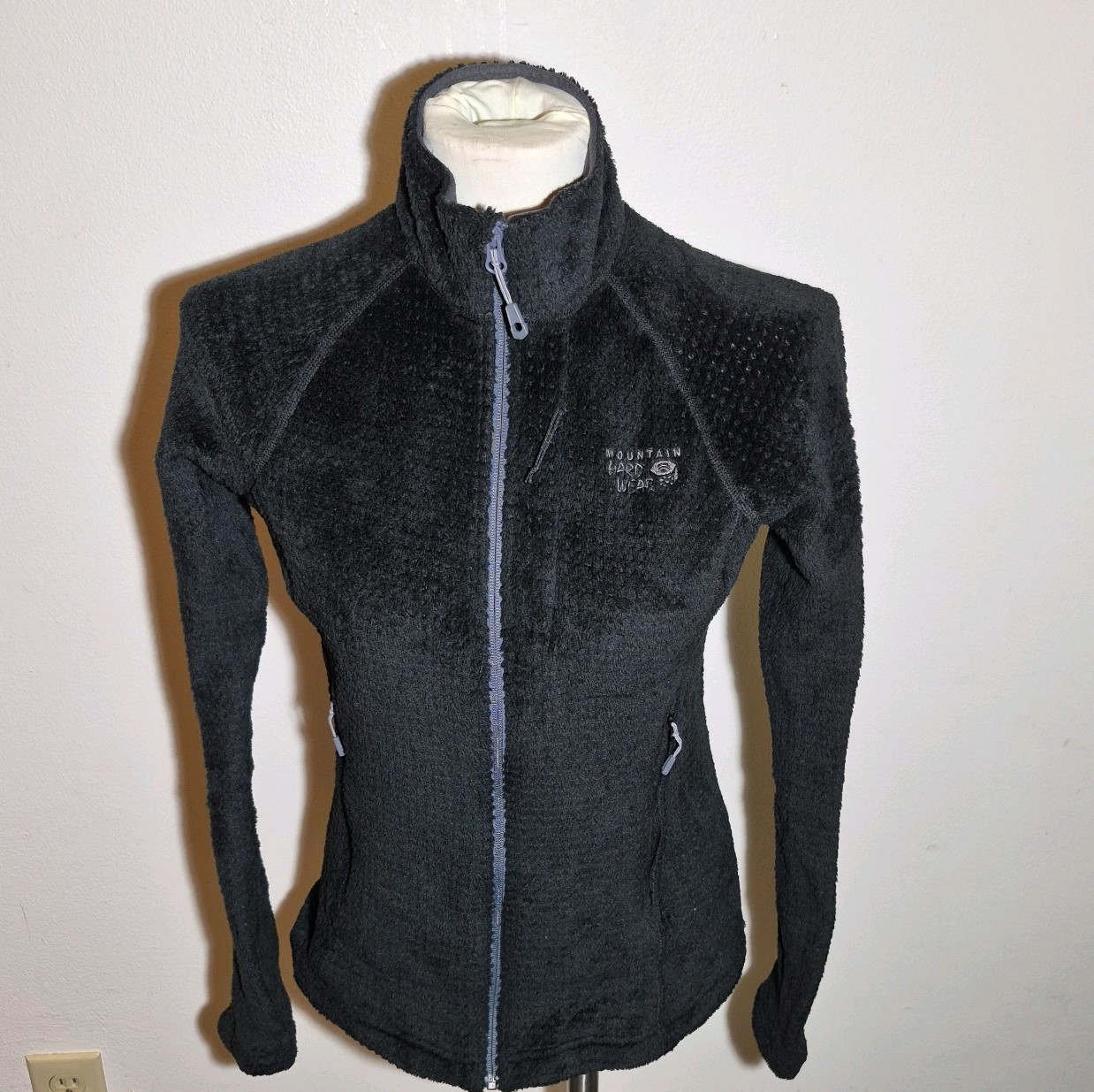 Mountain Hardwear Women’s Grid II Polartec Black Full Zip Jacket Regular Fit