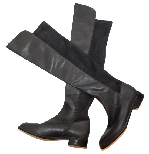 VIA SPIGA Itala 50/50 Stretch Leather Over the Knee boots sz 5 M New