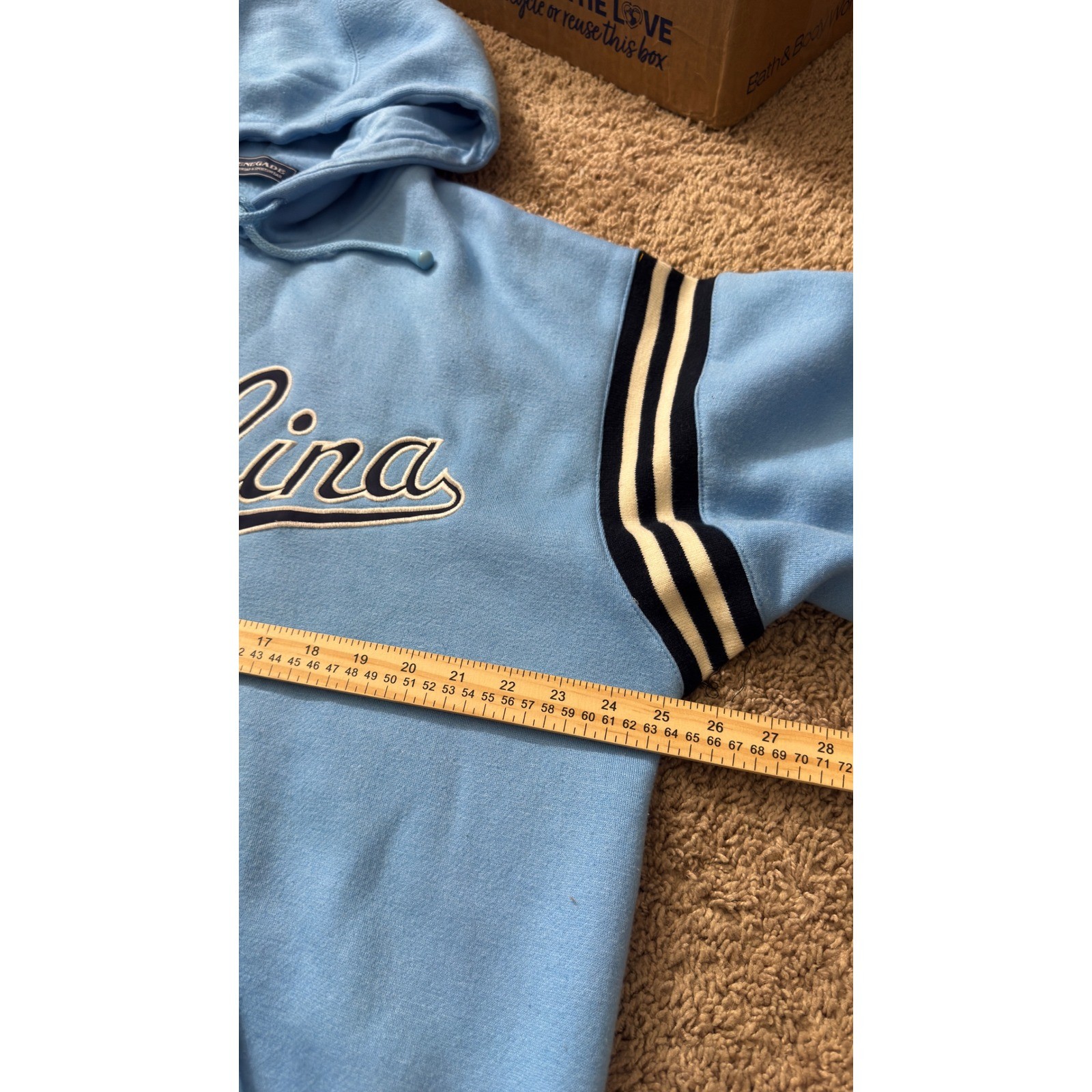 Renegade North Carolina Blue Hoodie and Cargo Jogger Tracksuit Set Mens XL bb20