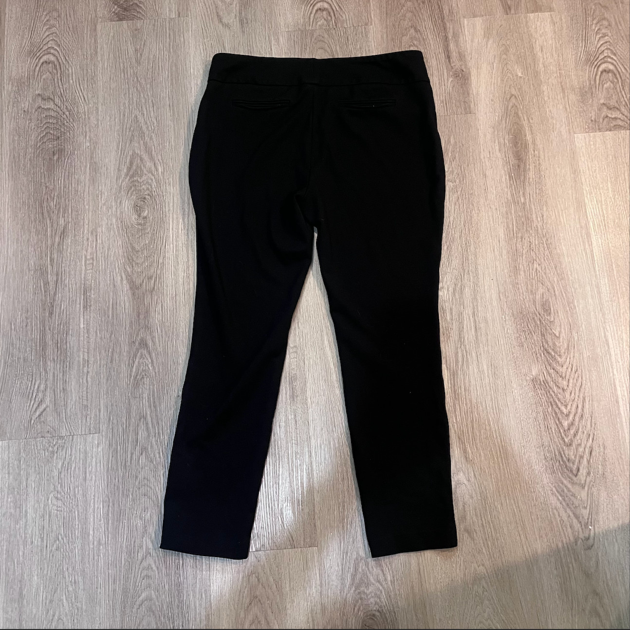 Dalia Black Stretch Ankle Dress Pants Size Large