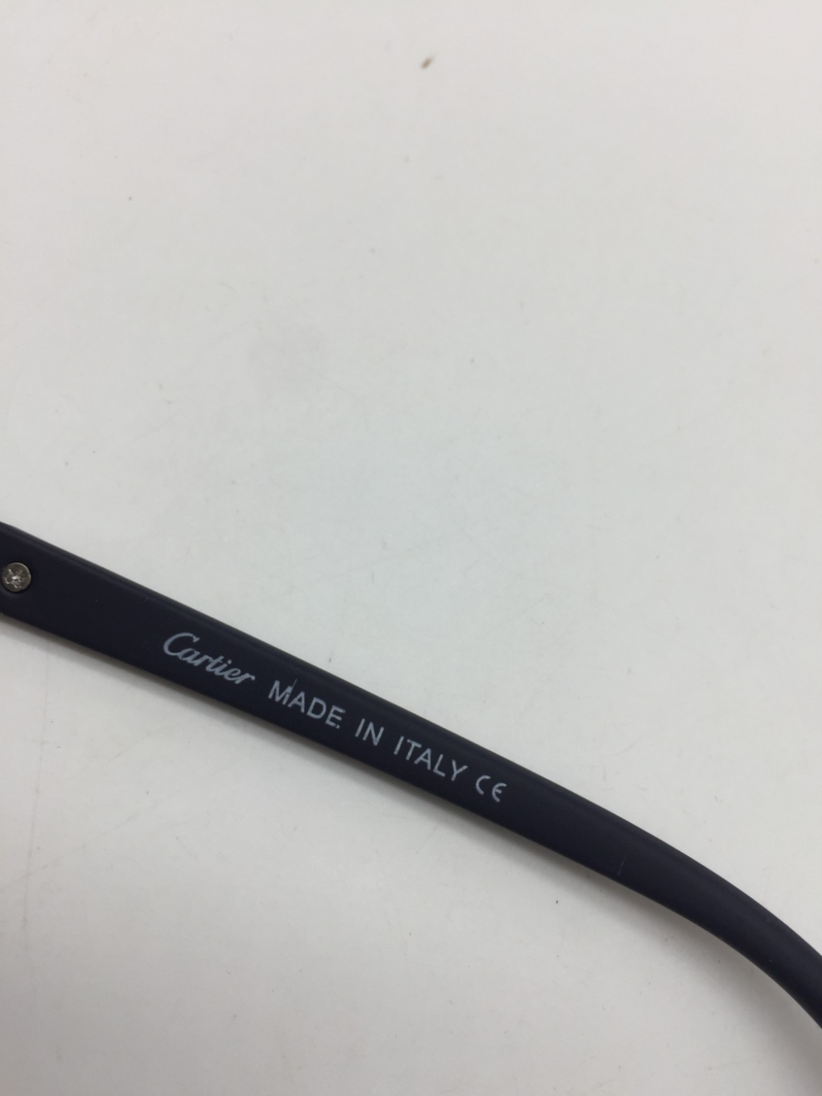 Cartier Matte Navy Trendy Luxury Sunglasses 55-17-142 Grey Lenses