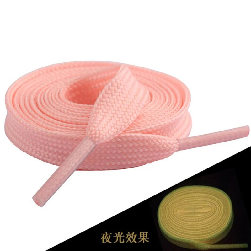 5 Colors Luminous Shoelaces Flat Suitable For All Shoes Fluorescent laces Party