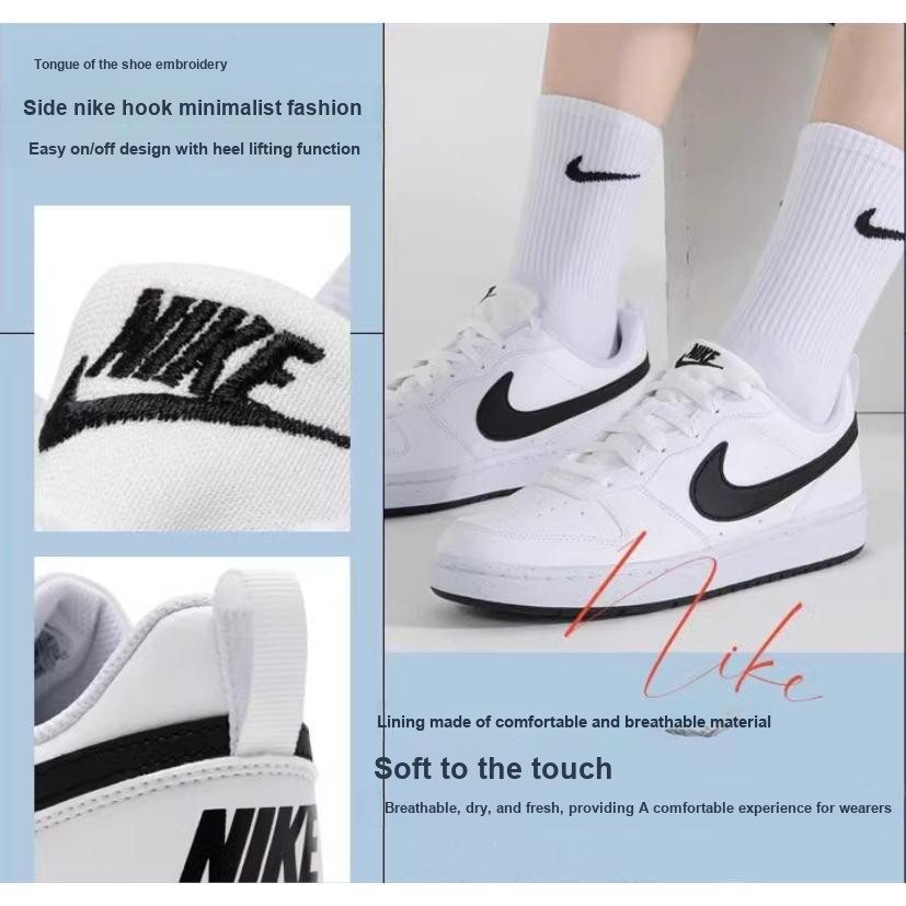 Nike Court Borough Low Recraft GS ‘White Black’ DV5456-104