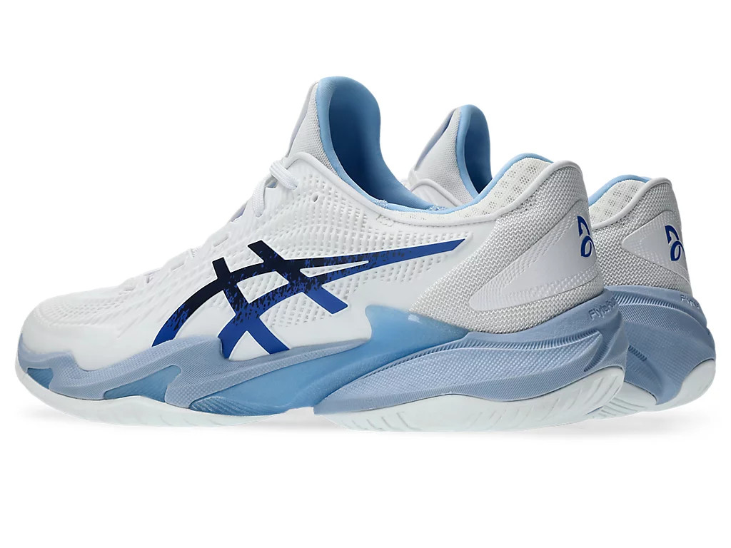 Asics Court FF 3 Novak White Tuna Blue 1041A522-967 Men’s Size