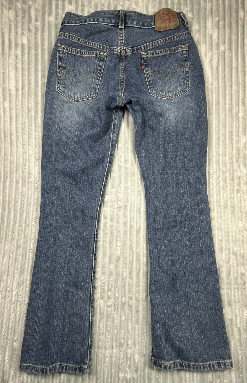 Levi’s Jeans Womens 4 (28×29) Miss Nouveau Boot Cut Low Rise Medium Wash Cowgirl