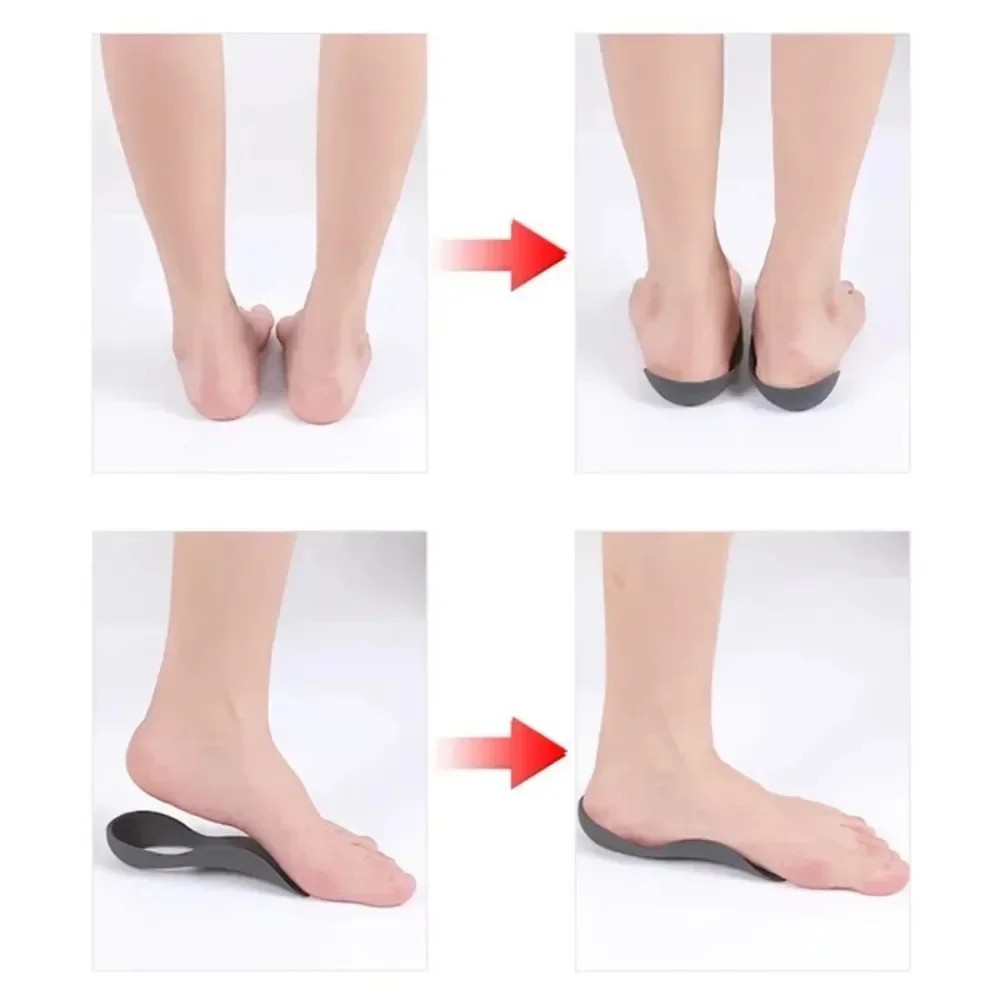 1Pair Orthotic Shoe Insoles Insert Flat Feet High Arch Support Plantar Fasciitis
