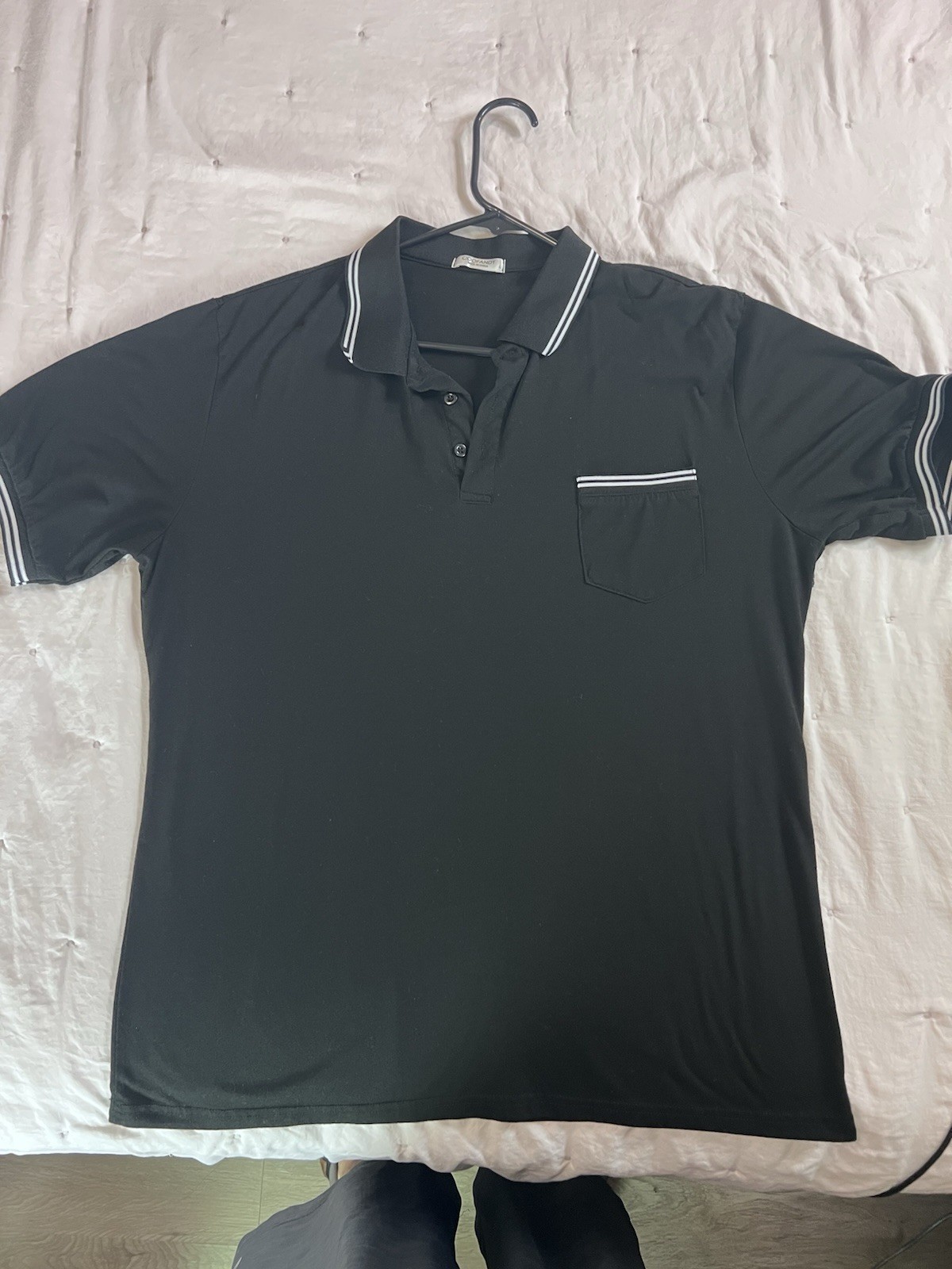 COOFANDY Men’s Black Polo Shirt Short Sleeve