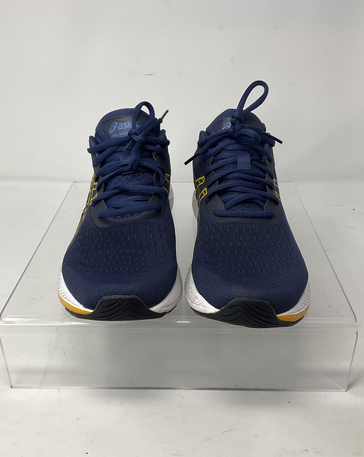 Asics Gel Excite 9 Deep Ocean Blue Amber Mesh Running 9.5