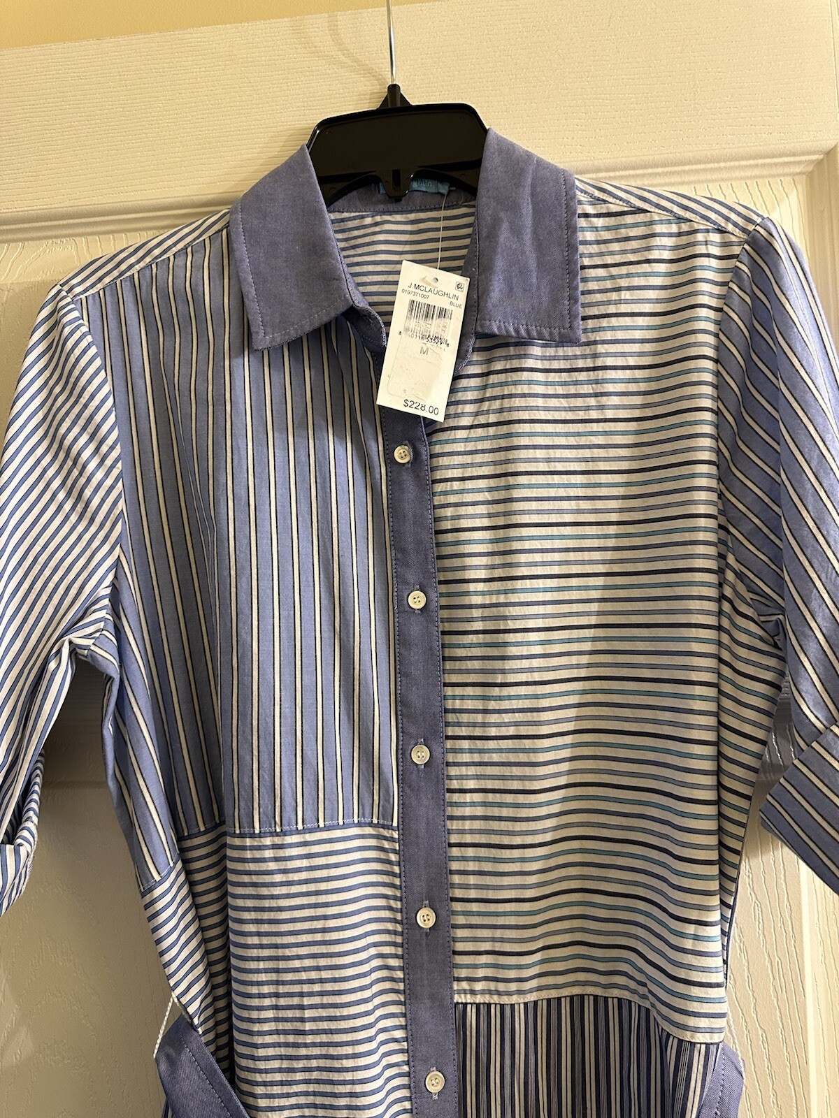 NWT J. McLaughlin Miranda Multi Belted Shirtdress Medium $228