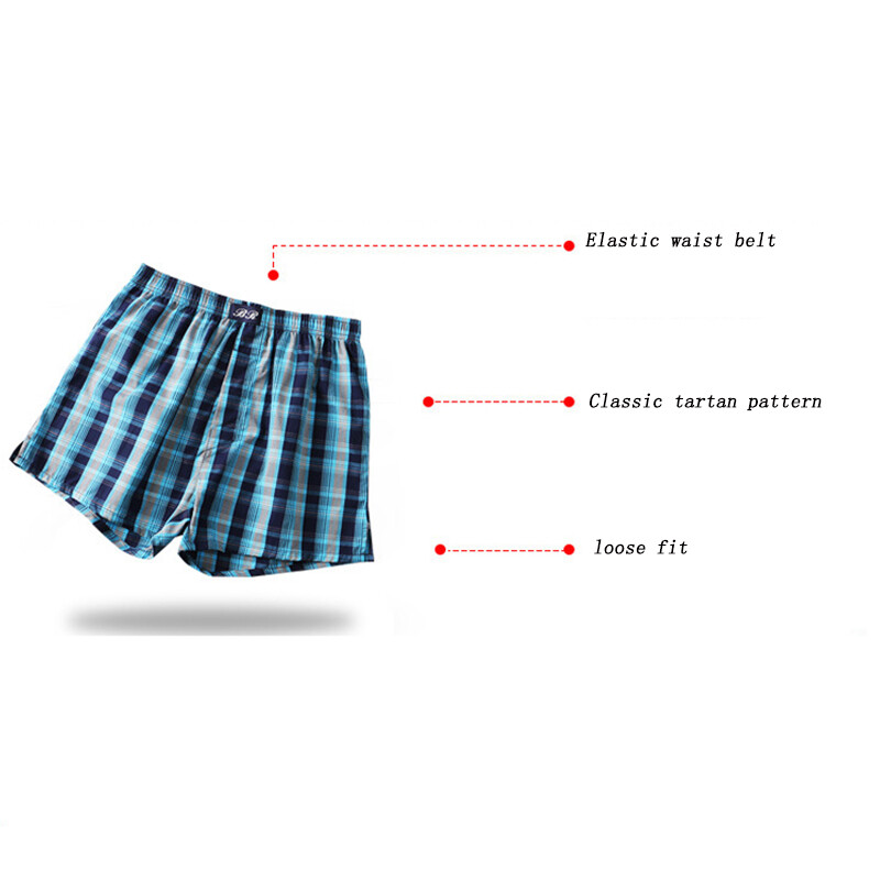 ZONBAILON Men’s Shorts Loose Casual Cotton Breathable Home Pants Beach Pants