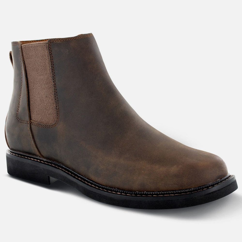 Men’s Logan – Chelsea Side Zip Boot – Brown