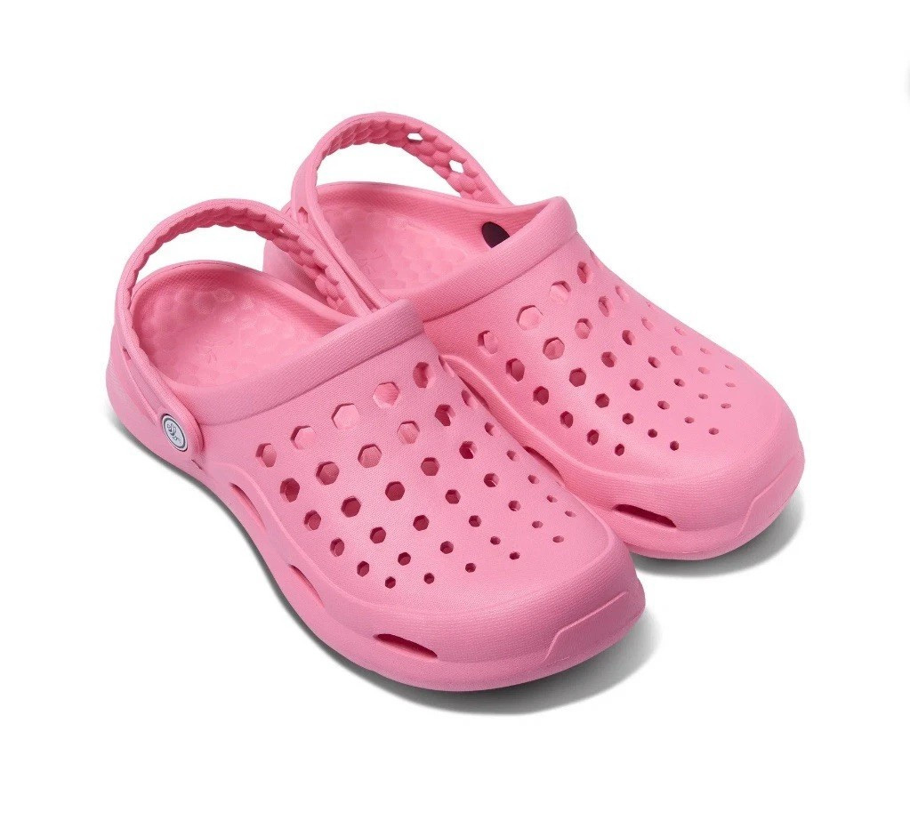 JOYBEES Unisex Size 7 Women/ 5 Men Active Clog Comfort Sandals • Pink