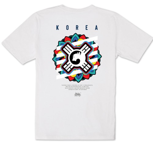 DMK-T-shirts-154 Devil Monkey Tiger Korea Graffiti T-Shirt Short Sleeve T-Shirt