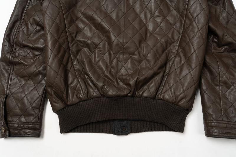 Men Brunello Cucinelli Jacket Brown Leather 40 /L