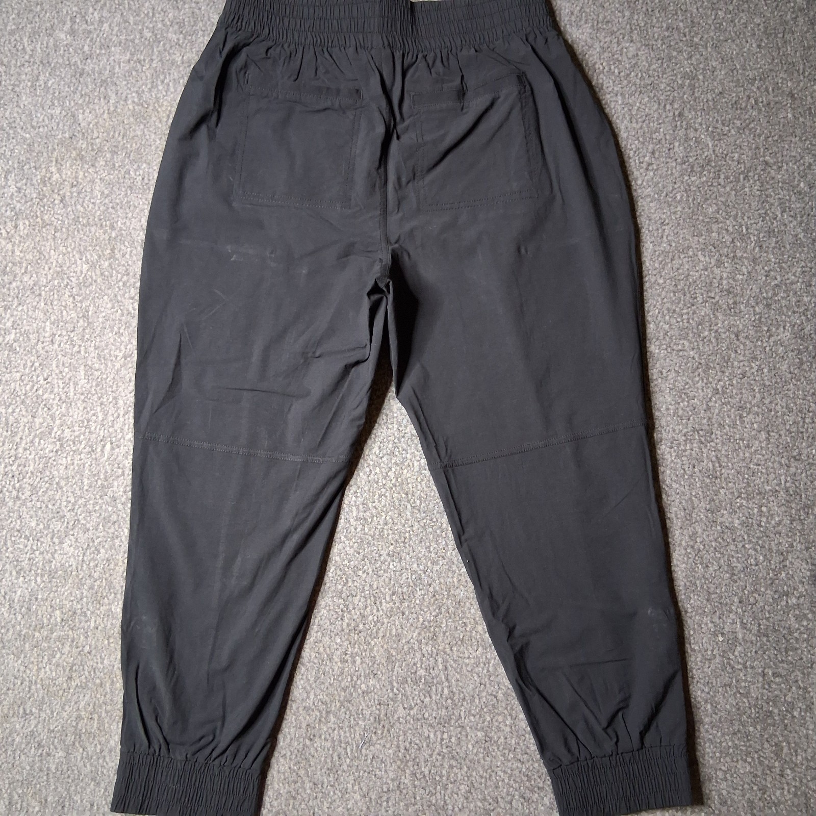 Calia Women’s Black Yoga Pants Size L Tapered Leg Ankle Zip Athletic Pants