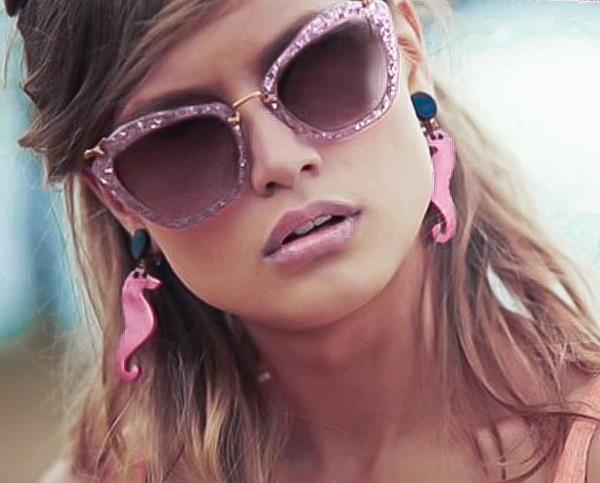 NEW Retro Square Cat Eye Glossy Glitter NOIR Fashion Big Women Sunglasses 2019