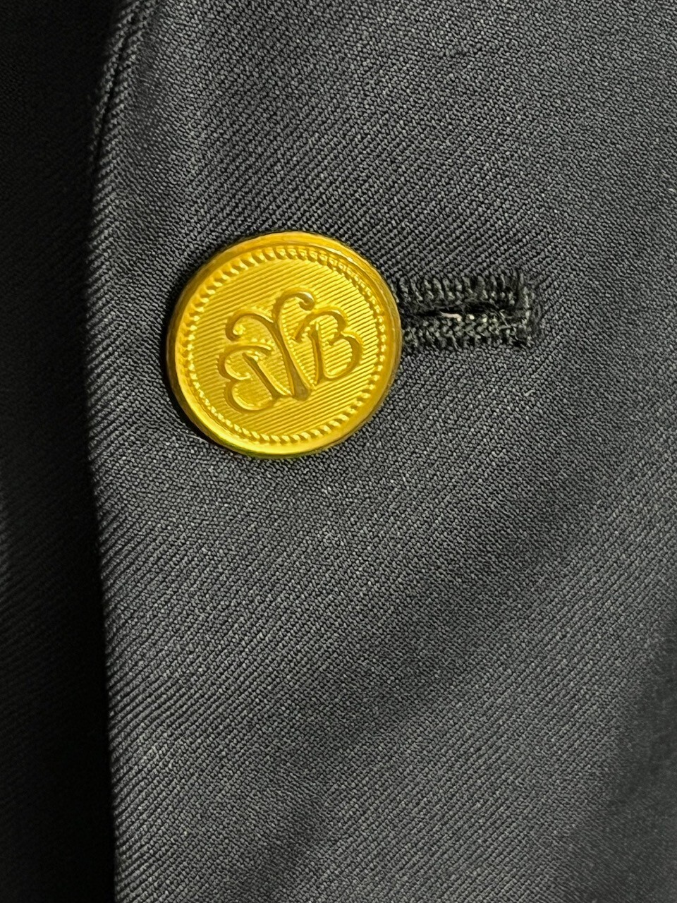 Brooks Brothers Wool super 120 Loro Piana gold buttons jacket Blazer Sz 43 VTG