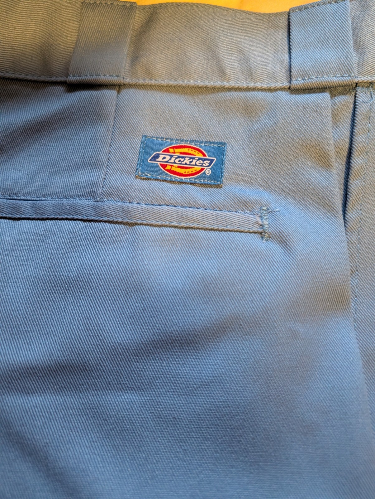 Dickies 874LB Men’s Workwear Pants 34×32 Blue Twill Poly/Cotton