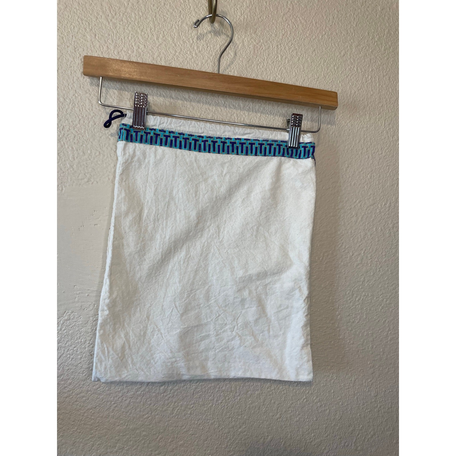 Tory Burch Draw String Embellished Dust Bag 13.5in by 11.5in