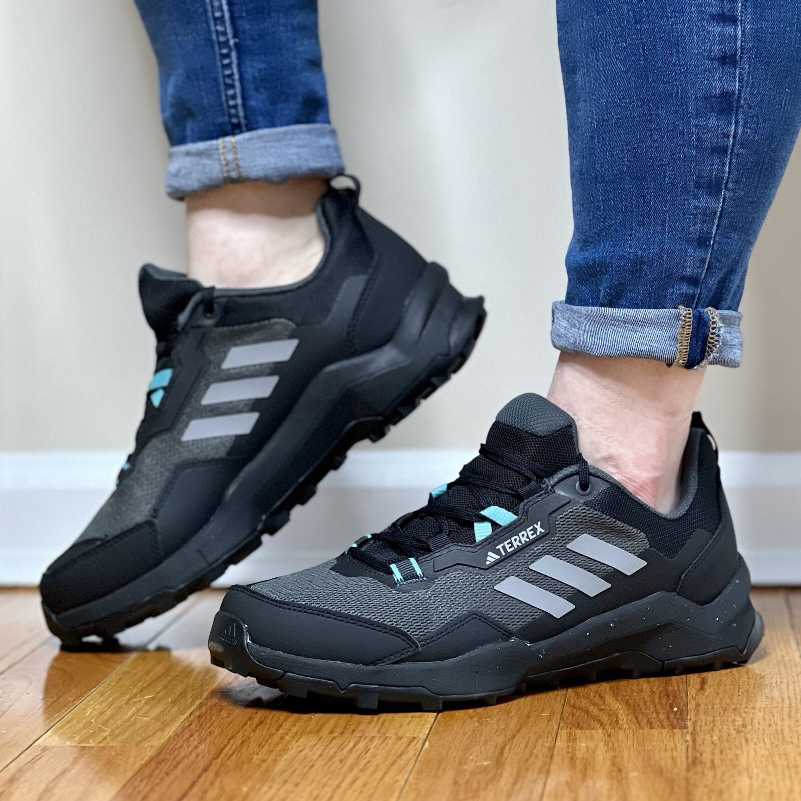 Adidas TERREX AX4 Women’s Hiking Shoe Athletic Sneaker Black Trainer #045