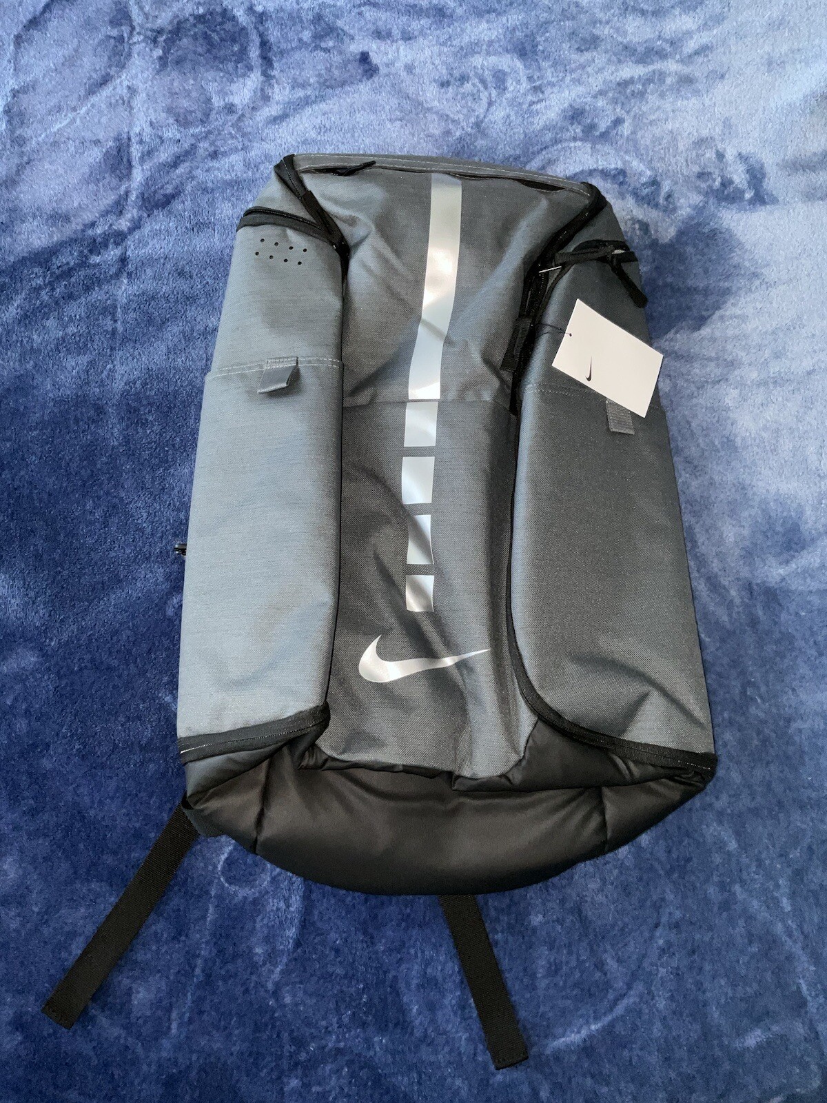 Nike Hoops Elite Pro Grey/Silver Basketball Backpack BA5554-022 NWT
