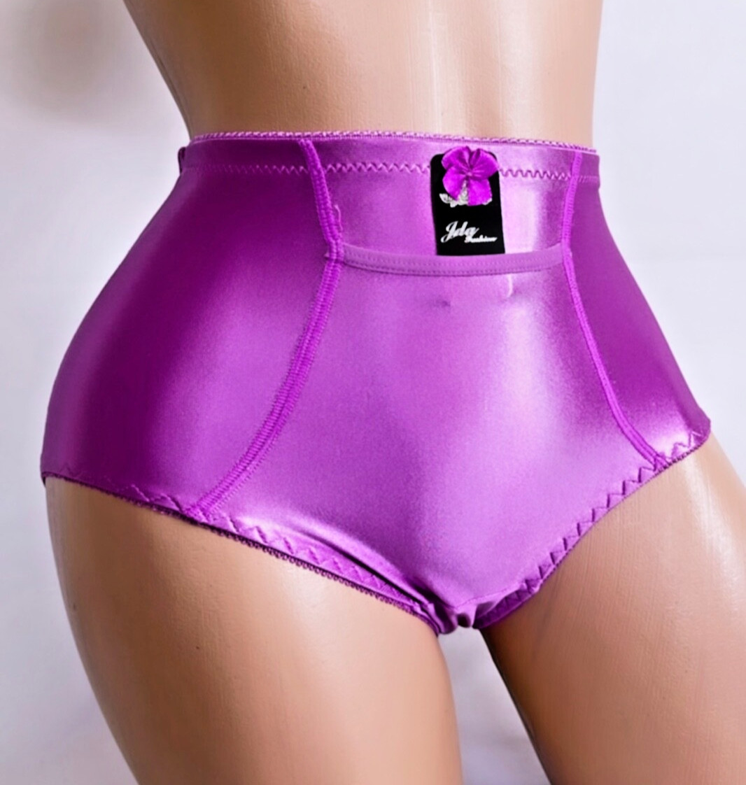 3-6 Lingerie Satin Panties Womens Underwear Full Coverage Briefs Travel Pocket