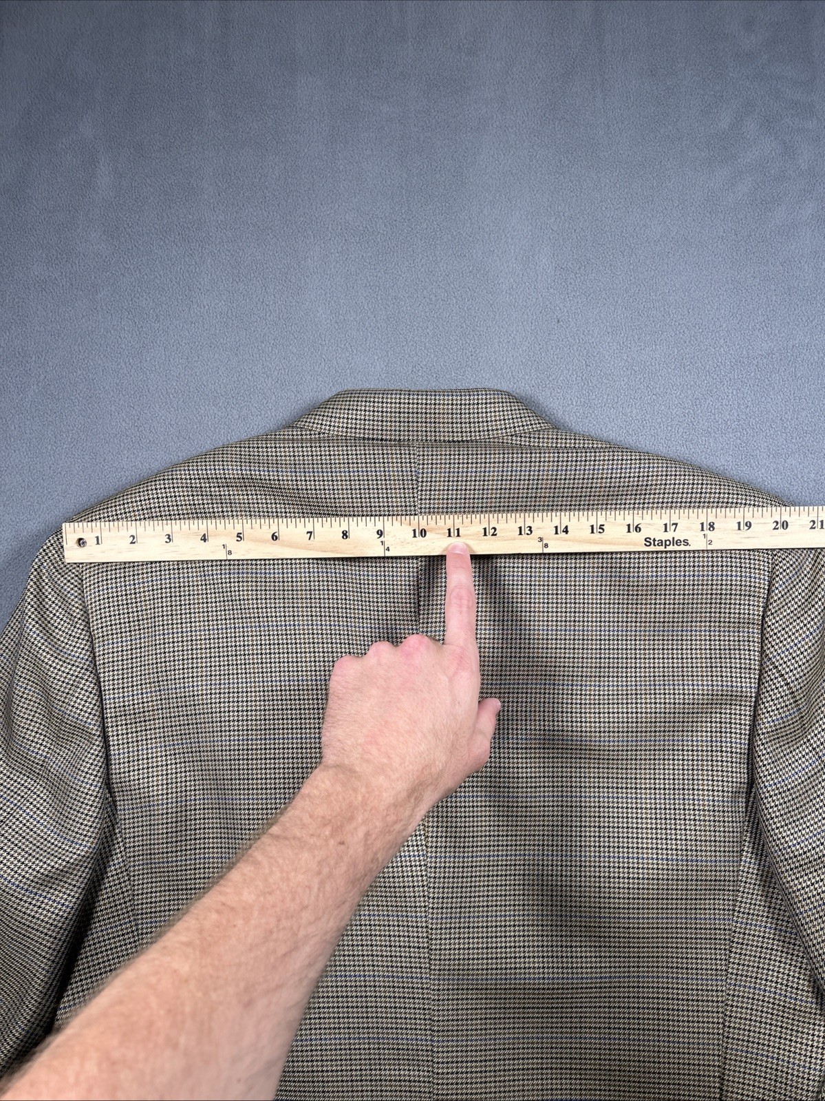 Canali Proposta Blazer Mens 58L Houndstooth Tweed Blazer Silk Wool Made In Italy