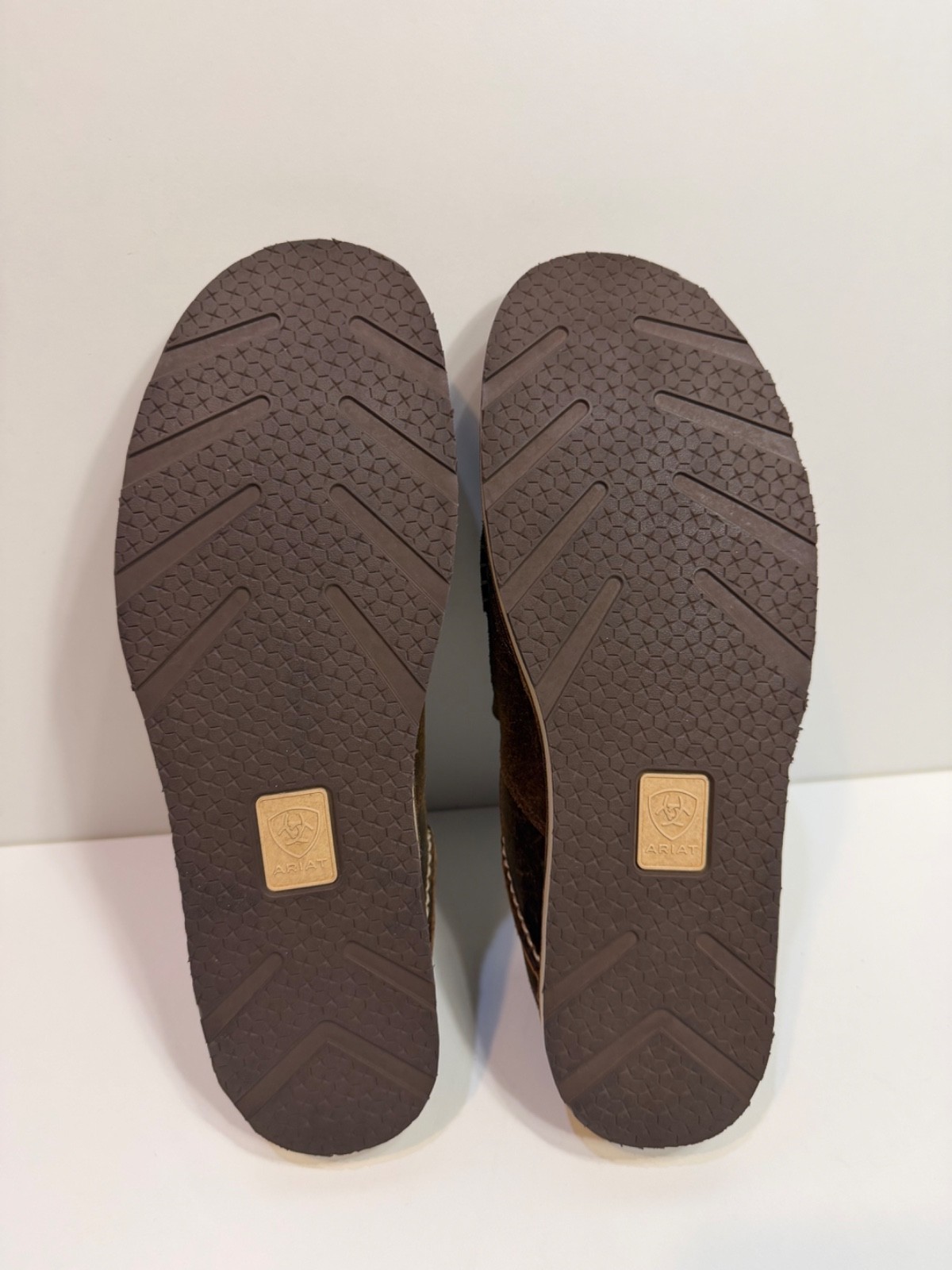 ARIAT MENS CRUISER SLIP ON LEATHER SHOES ROUGH OAK US 11 EE UK 10 W EUR 44.5 W