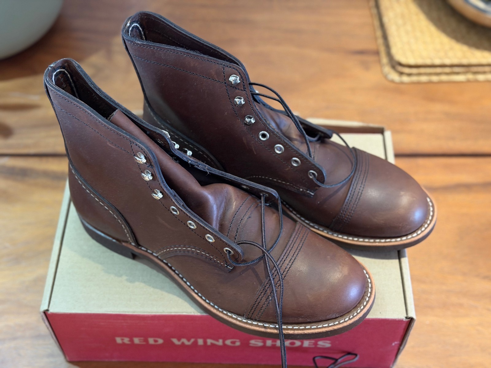 Red Wing Iron Ranger Men’s Boot – Amber Harness (8111) Size 10 New in Box
