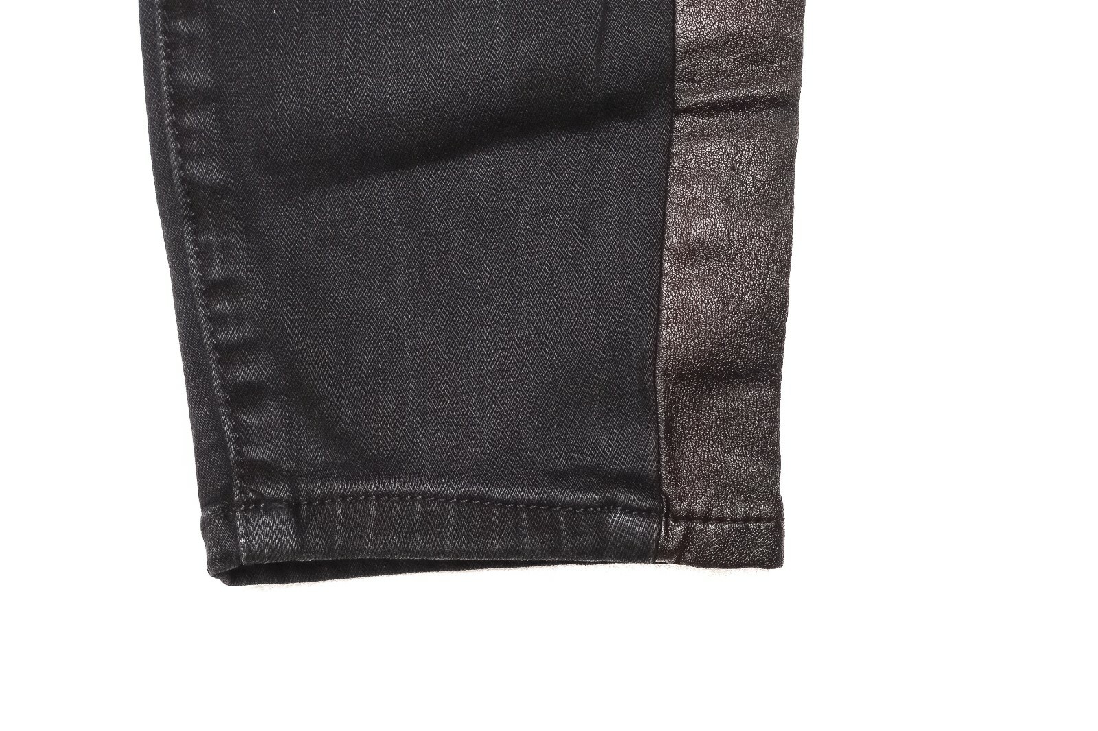 GOOD AMERICAN Good Waist Leather Mixing GWLM113ST Size 6 (28″ Waist) 29″ Inseam