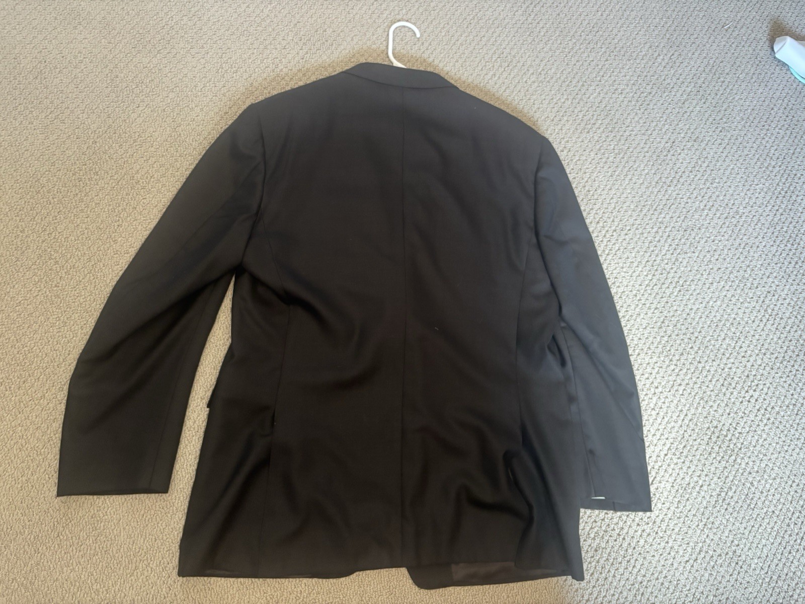 Canali Proposta Blazer Mens 60L / US 50L Black 100% Wool Italy Sport Coat XXL