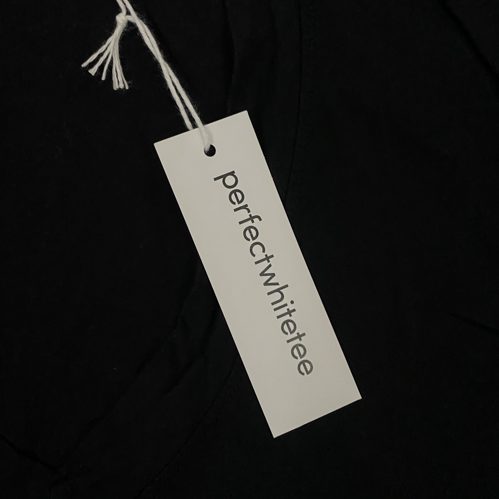 perfectwhitetee Hendrix Tee T-Shirt Women Small Black Basic Capsule Minimalist
